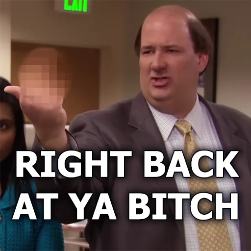 🖕 Стикер «The Office» для Telegram