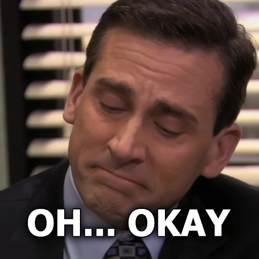😪 Стикер «The Office» для Telegram