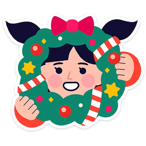 🎄 Стикер «Семейка Оливьёвых» для Telegram