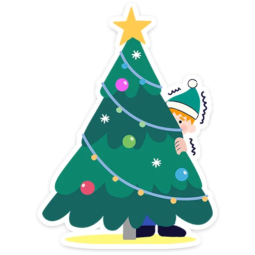 🎄 Стикер «Семейка Оливьёвых» для Telegram