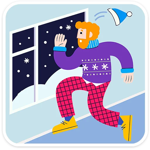 🎄 Стикер «Семейка Оливьёвых» для Telegram