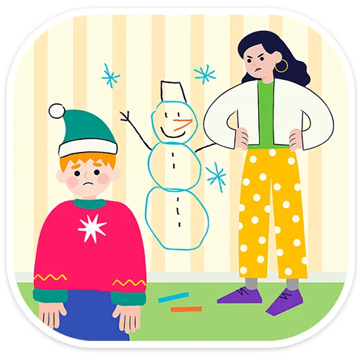 🎄 Стикер «Семейка Оливьёвых» для Telegram