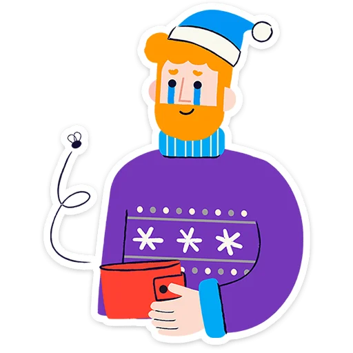 🎄 Стикер «Семейка Оливьёвых» для Telegram