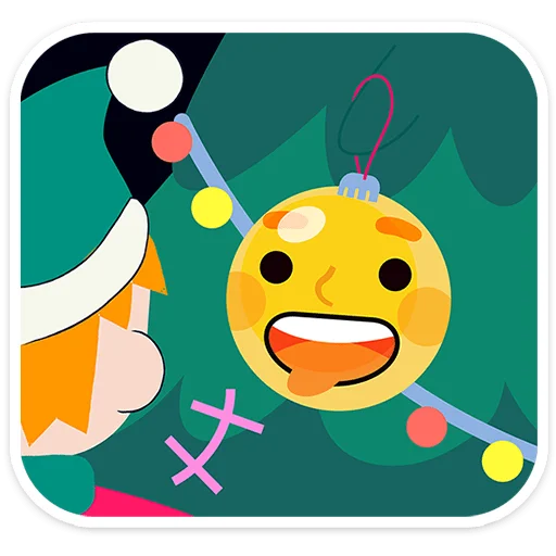 🎄 Стикер «Семейка Оливьёвых» для Telegram
