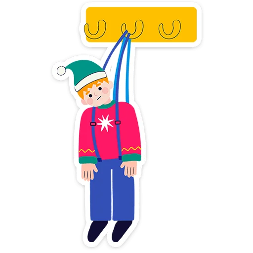 🎄 Стикер «Семейка Оливьёвых» для Telegram