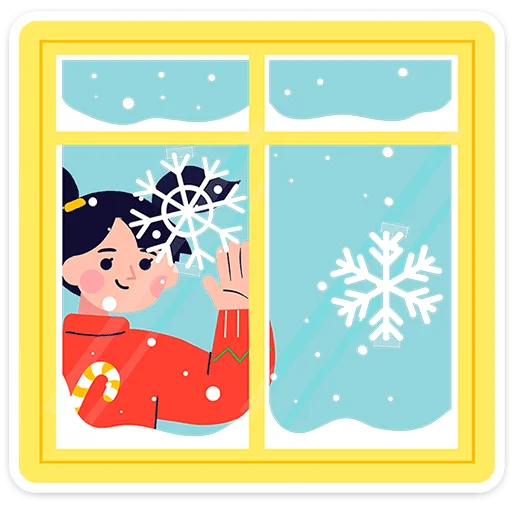 🎄 Стикер «Семейка Оливьёвых» для Telegram