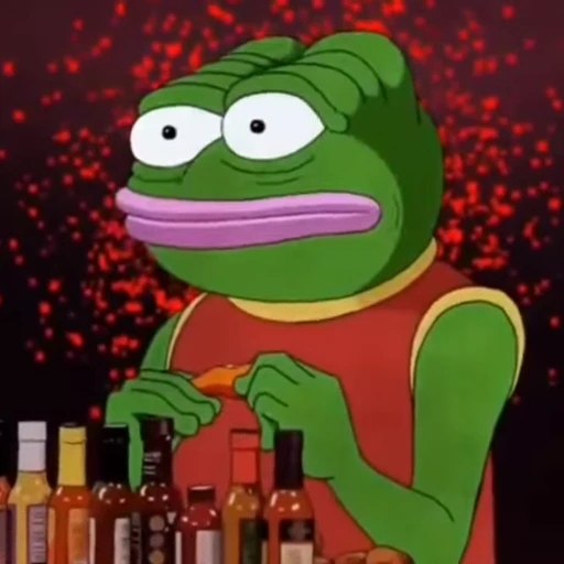 😵 Стикер «Pepe the Frog» для Telegram