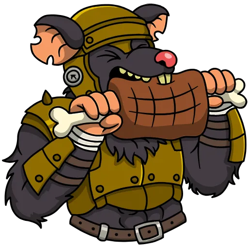 🍖 Эмодзи «Крысиная банда» для Telegram