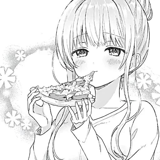 🍕 Стикер «The Angel Next Door Spoils Me Rotten» для Telegram