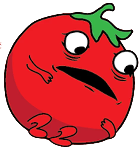 🍅 Стикер «The Awkward Yeti» для Telegram