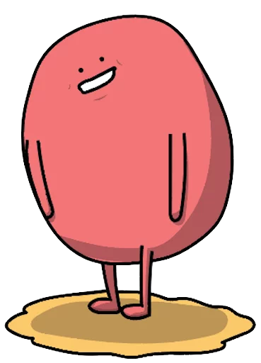 🙂 Стикер «The Awkward Yeti» для Telegram