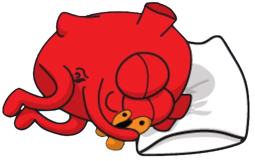 😴 Стикер «The Awkward Yeti» для Telegram