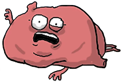 😲 Стикер «The Awkward Yeti» для Telegram
