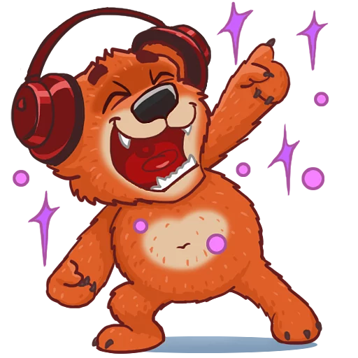 🎧 Стикер «TheBear» для Telegram