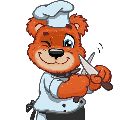 🍴 Стикер «TheBear» для Telegram