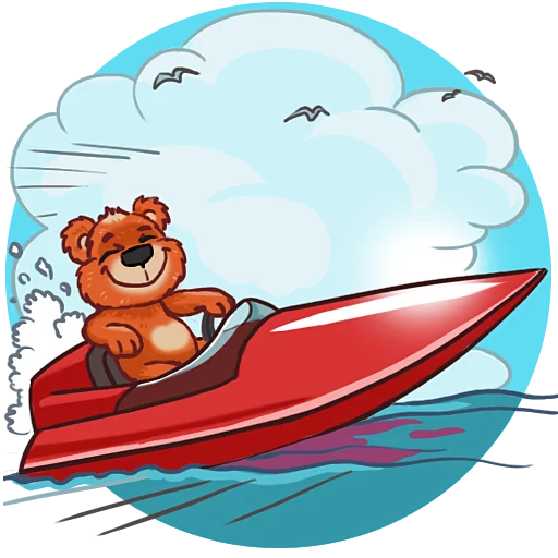 🛥 Стикер «TheBear» для Telegram