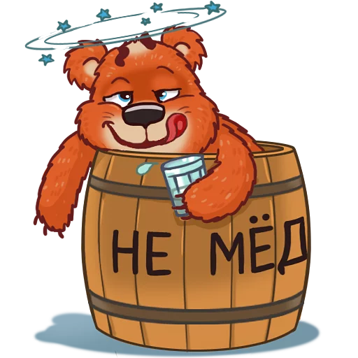 🍷 Стикер «TheBear» для Telegram