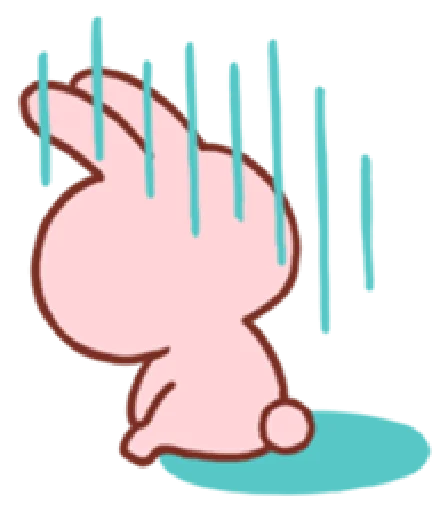 😓 Стикер «bear & bunny» для Telegram