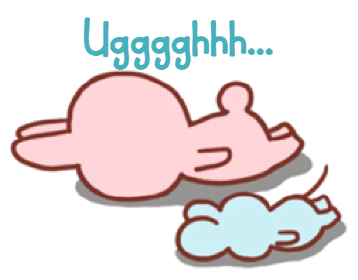 😑 Стикер «bear & bunny» для Telegram