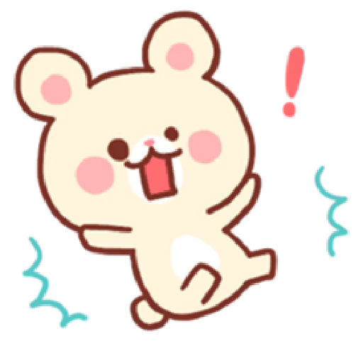 😱 Стикер «bear & bunny» для Telegram
