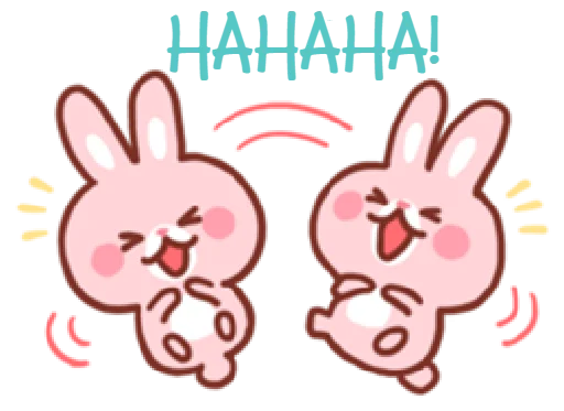 😂 Стикер «bear & bunny» для Telegram