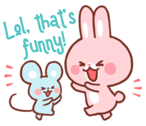 🤣 Стикер «bear & bunny» для Telegram