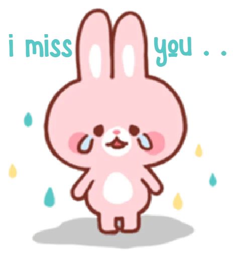 😭 Стикер «bear & bunny» для Telegram