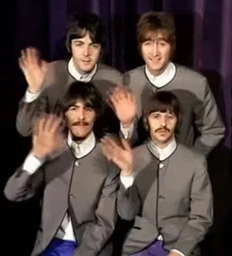 Стикерпак Beatles Битлз для Telegram