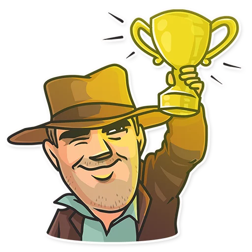 🏆 Стикер «Cinema Male Heroes» для Telegram