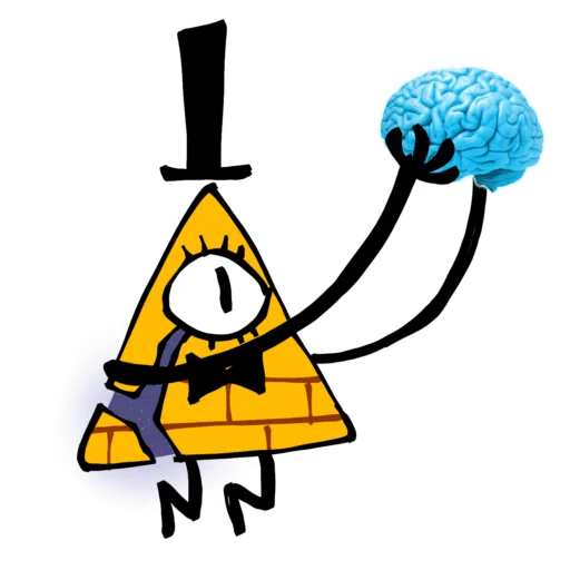 🧠 Стикер «THE BILL THE MIND» для Telegram