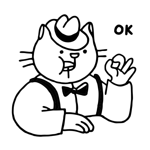 👌 Стикер «Крестный Котец» для Telegram