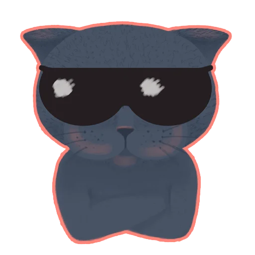😎 Стикер «The cat named Mouse» для Telegram