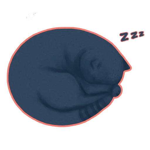 😴 Стикер «The cat named Mouse» для Telegram