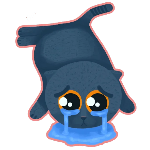 😥 Стикер «The cat named Mouse» для Telegram