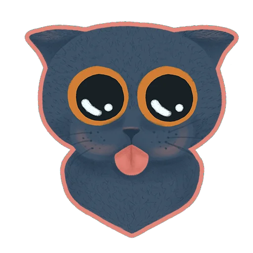 😛 Стикер «The cat named Mouse» для Telegram