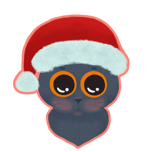🎅 Стикер «The cat named Mouse» для Telegram