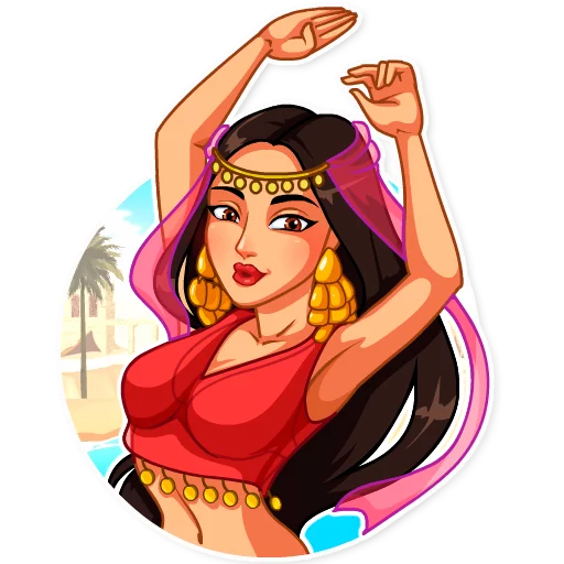 🇹🇳 Стикер «Cheerleaders 2018» для Telegram