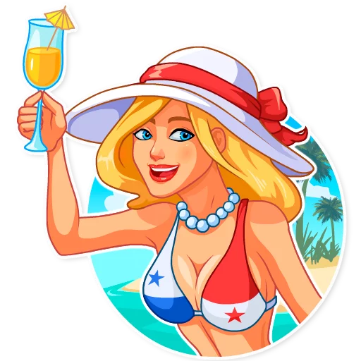 🇵🇦 Стикер «Cheerleaders 2018» для Telegram