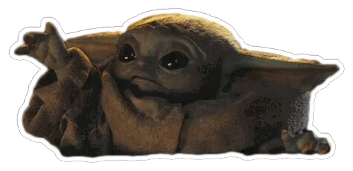 👋 Стикер «Ba The Child from Mandalorian» для Telegram