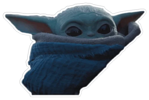 😦 Стикер «Ba The Child from Mandalorian» для Telegram