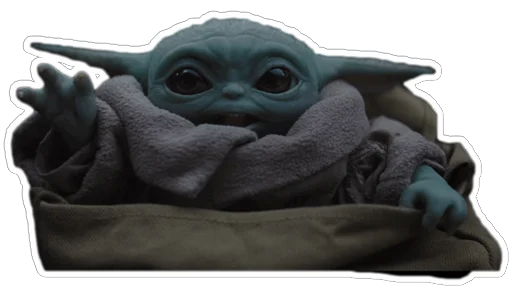 🖐 Стикер «Ba The Child from Mandalorian» для Telegram