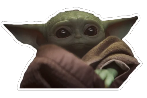 Стикерпак Ba The Child from Mandalorian для Telegram
