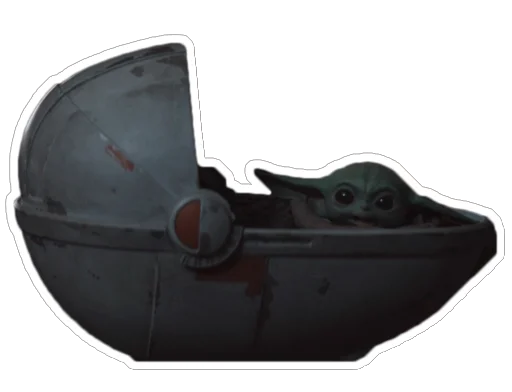 🛸 Стикер «Ba The Child from Mandalorian» для Telegram