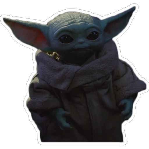 🤵 Стикер «Ba The Child from Mandalorian» для Telegram