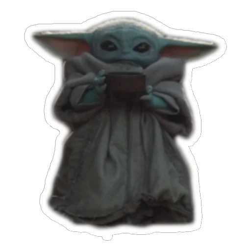 ☕️ Стикер «Ba The Child from Mandalorian» для Telegram