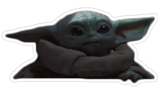 🥺 Стикер «Ba The Child from Mandalorian» для Telegram