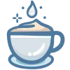 💧 Эмодзи «Кофейный» для Telegram