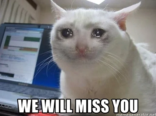 😭 Стикер «The crying cats» для Telegram