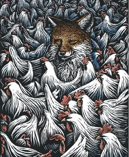 🐔 Стикер «Cunning Fox (razoleg)» для Telegram