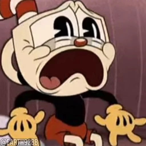😢 Стикер «THE CUP HEAD SHOW» для Telegram